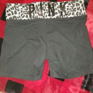 Victorias secret pink leopard shorts small